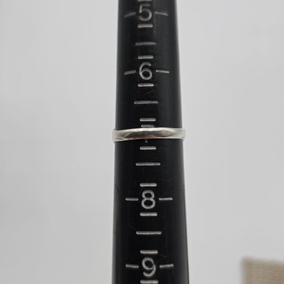 Size 7 Sterling Silver Brilliant Oval Pink Cubic Zirconia Ring A3154 - Picture 7 of 9